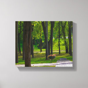 Weißrussland Б л а е с р Minsk Park Naturedschaft  Leinwanddruck