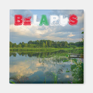 Weißrussland Б л а е с р Natur Landschaft Magnet