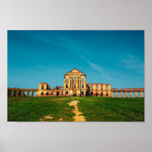 Weißrussland Б л а е с р Ruzhany Palace Ruins Arch Poster