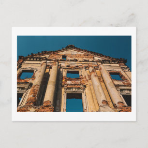 Weißrussland Б л а е с р Ruzhany Palace Ruins Arch Postkarte