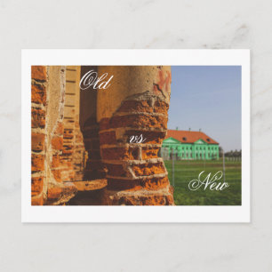 Weißrussland Б л а е с р Ruzhany Palace Ruins Arch Postkarte