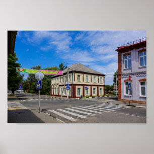 Weißrussland Б л а р с е Lepel Architecture Poster