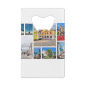 Weißrussland Architecture Collage Flaschenöffner (Rückseite)