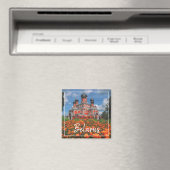 Weißrussland Architecture Red Church Magnet (In Situ (Geschirrspüler))