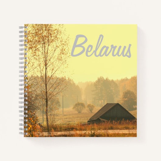 Weißrussland Architecture Rural Landscape Notebook Notizblock (Vorderseite)