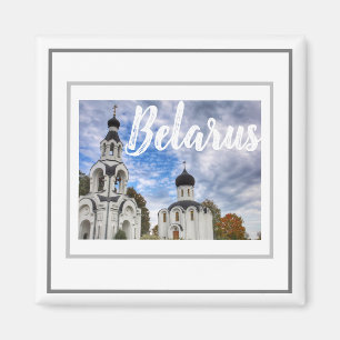 Weißrussland Architektur Kirche Landschaft Magnet