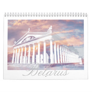 Weißrussland Architektur Landschaft Natur Kalender