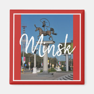 Weißrussland Architektur Minsk Stadtansicht Magnet