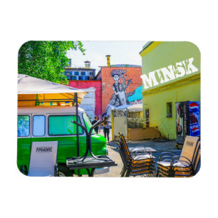 Weißrussland Belarus Minsk Минск Architektur Graff Magnet