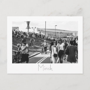 Weißrussland Belarus Minsk Мінск Минск Postkarte K