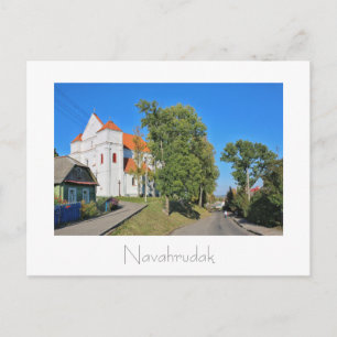 Weißrussland Belarus Navahrudak Postkarte