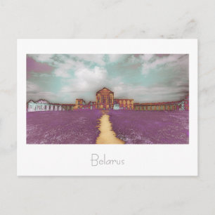 Weißrussland Belarus Ruzhany Palace Schloss Postka Postkarte