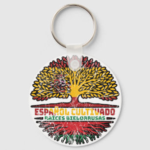 Weißrussland Belarussisch Belarussisch Spanien Spa Schlüsselanhänger