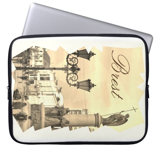 Weißrussland Brest Architektur Notebook-Abdeckung Laptopschutzhülle (Vorderseite)