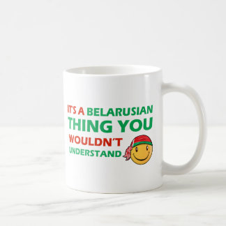 Weißrussland-Entwürfe Kaffeetasse