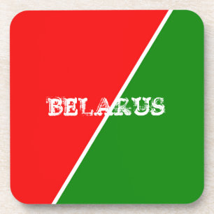 Weißrussland - Farben für die Flagge Getränkeuntersetzer