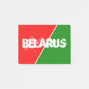 Weißrussland - Farben für die Flagge Post-it Klebezettel