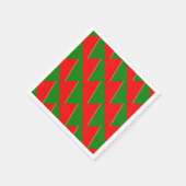 Weißrussland - Farben für die Flagge Serviette (Ecke)