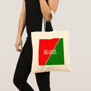 Weißrussland - Farben für die Flagge Tragetasche