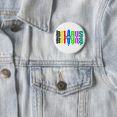 Weißrussland farbenfrohe glückliche Buchstaben Button (Beispiel)