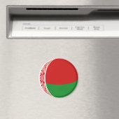 Weißrussland Flag Magnet (In Situ (Geschirrspüler))