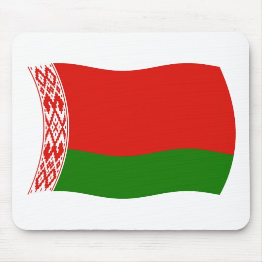 Weißrussland Flag Mousepad (Vorne)