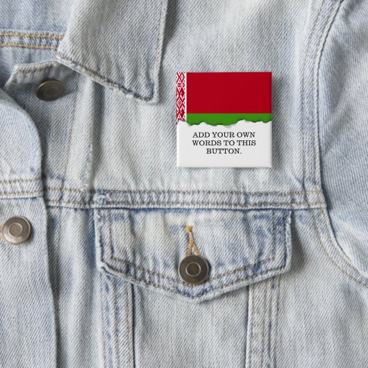 Weißrussland-Flagge Button (Beispiel)
