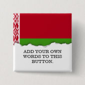 Weißrussland-Flagge Button (Vorderseite)