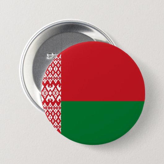 Weißrussland-Flagge Button (Vorne & Hinten)
