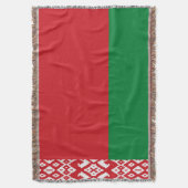 Weißrussland-Flagge Decke (Vorderseite Vertikal)