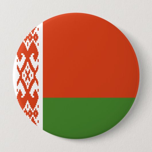Weißrussland-Flagge Gesamtabdeckung Button (Vorderseite)