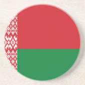 Weißrussland-Flagge Getränkeuntersetzer (Vorne)