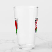 Weißrussland-Flagge Glas (Links)
