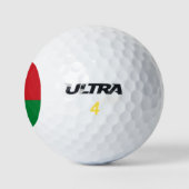 Weißrussland-Flagge Golfball (Logo)