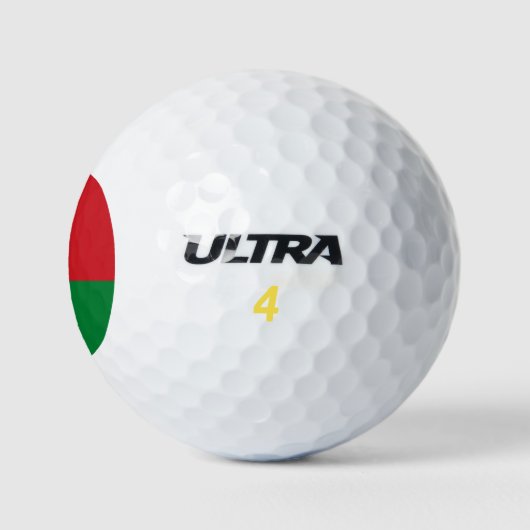 Weißrussland-Flagge Golfball (Logo)