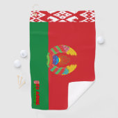 Weißrussland-Flagge Golfhandtuch (Insitu)