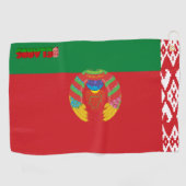 Weißrussland-Flagge Golfhandtuch (Horizontal)