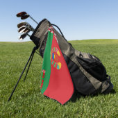 Weißrussland-Flagge Golfhandtuch (Gras)