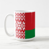Weißrussland-Flagge Kaffeetasse (Links)