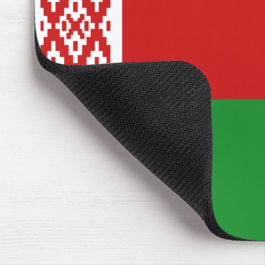Weißrussland-Flagge Mousepad (Ecke)