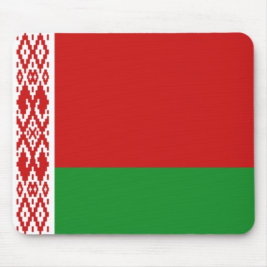 Weißrussland-Flagge Mousepad (Vorne)