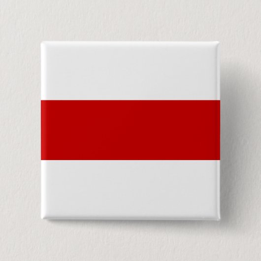 Weißrussland-Flagge (rot und weiß) Button (Vorderseite)