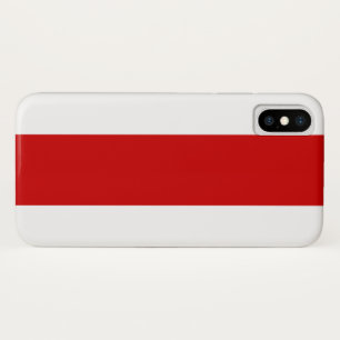 Weißrussland-Flagge (rot und weiß) Case-Mate iPhone Hülle