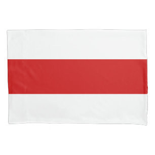 Weißrussland-Flagge (rot und weiß) Kissenbezug