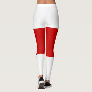 Weißrussland-Flagge (rot und weiß) Leggings