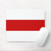 Weißrussland-Flagge (rot und weiß) Mousepad (Mit Mouse)