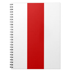 Weißrussland-Flagge (rot und weiß) Notizblock