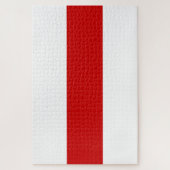 Weißrussland-Flagge (rot und weiß) Puzzle (Vertikal)