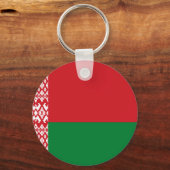 Weißrussland-Flagge Schlüsselanhänger (Vorderseite)