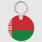 Weißrussland-Flagge Schlüsselanhänger (Rückseite)